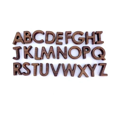 Wooden Alphabet Letters